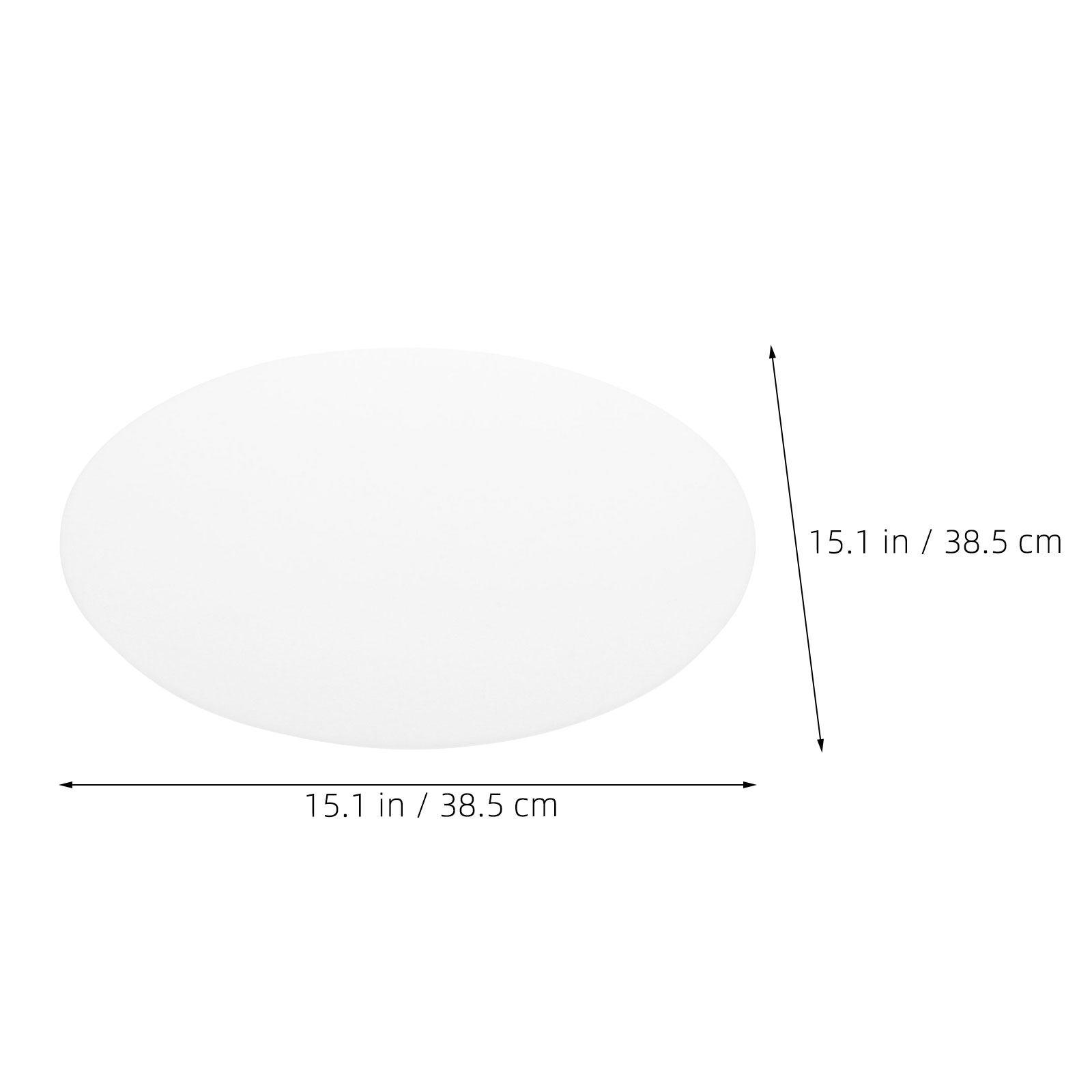 Round Acrylic Lamp Diffuser 15.1 Inch 1Mm Thick Ceiling Light Fixture Diffuser Replacement for Even Light Distribution Cozy