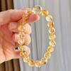 8Mm Autumn And Winter Maillard Natural Citrine Lemon Citrine Bracelet Bracelet