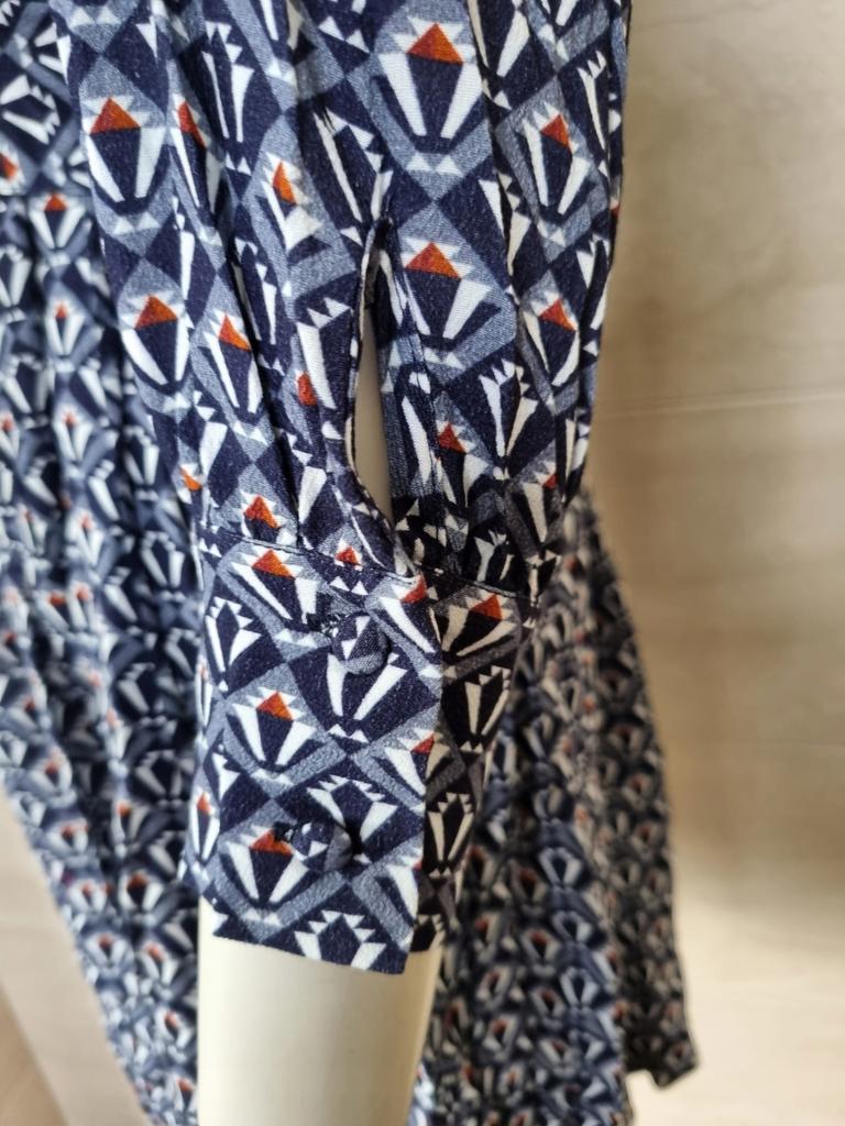 Y4015 Khujo Eugenia Zwolf Oversize Dress With Tie S