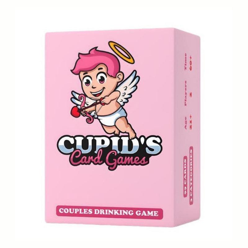 Cupid's Card Games Couples Date Night Drinking Party Game for Adults Fun Question Card Interactive Valentine's Day Gift