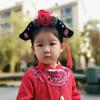 Girl Flower Tassel Hair Hoop Cosplay Princess Headwear Chinese Ancient Hairband