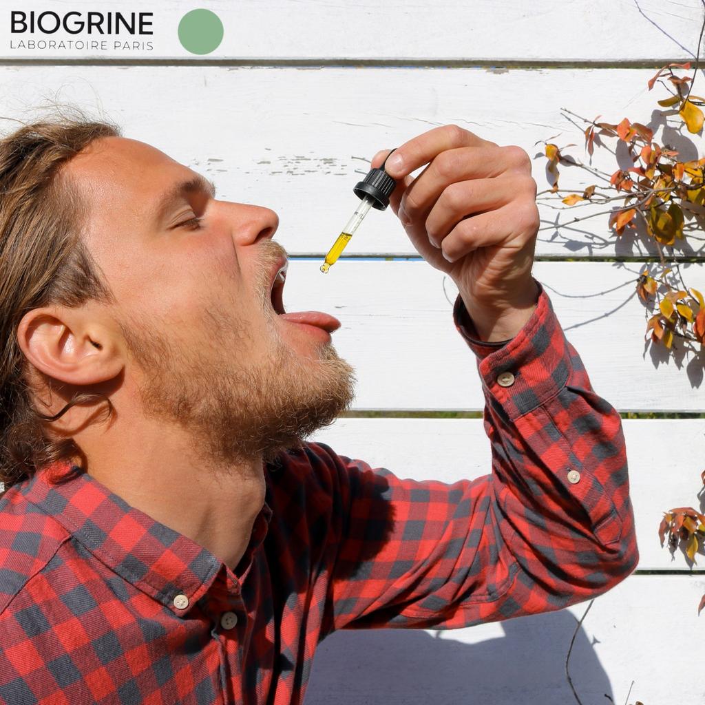 BIOGRINE Масло CBD 1000мг 10%-10мл|Вкус клубники|Формула релаксации, Антистресс, Концентрация|Сублингвальное масло CBD |Хорошее самочувствие|Веган