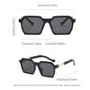 Fashion Retro Square Sunglasses Men Women Outdoor Sport Party Gathering Sunscreen Sunshade Glasses Non-polarized