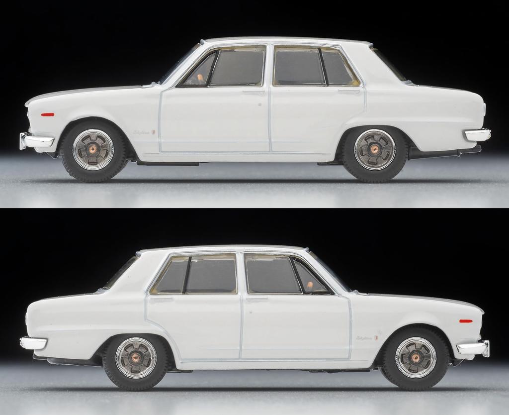 TOMYTEC Tomica Limited Vintage LV-163c Nissan Skyline 2000 GT-X (White) 1972 Model, Completed Model, 334392