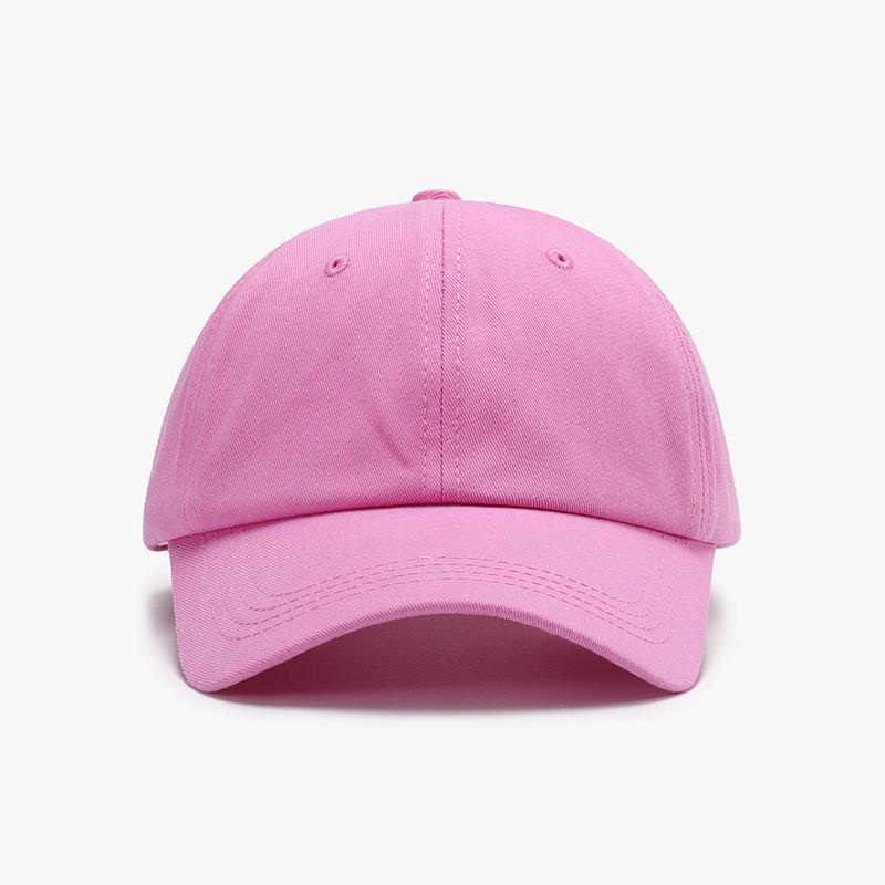 Unisex Classic Black Cotton Baseball Hat With Curved Brim For Outdoor Sunshade And Casual Wear
