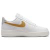 Nike Air Force 1 07 White Metallic Gold Women Sneakers DD8959-106