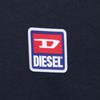 Men's Plain Cotton T-shirt with Embroidered Logo DIESEL