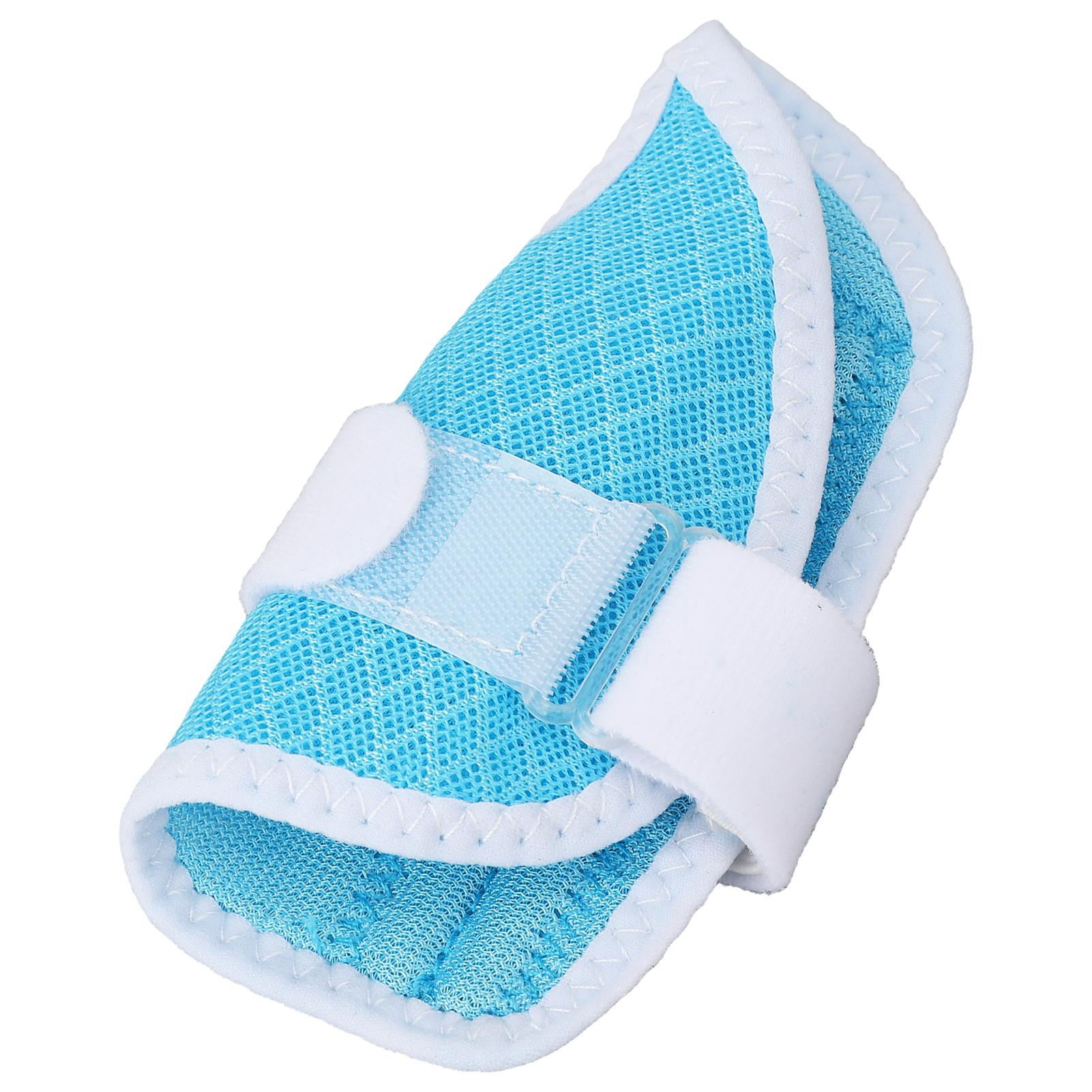 

Child Wrist Wrap Blue Mesh Wrist Compression Sleeve Practice Inner Hook Wrist Writing Correct