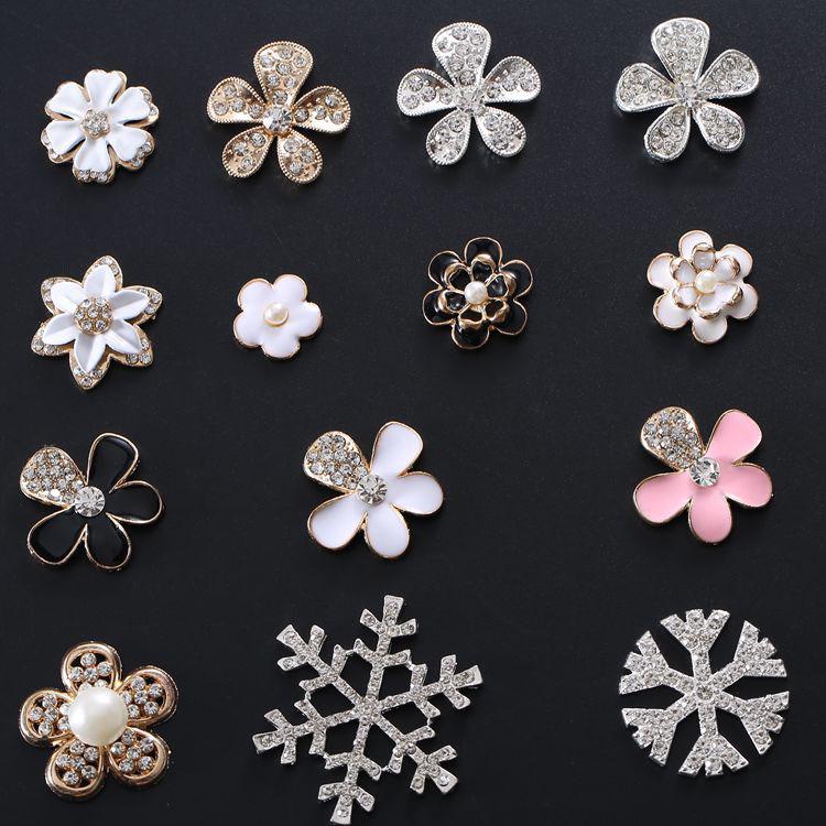 Five-Petal Diamond Flower Snowflake DIY Phone Shell Sticker