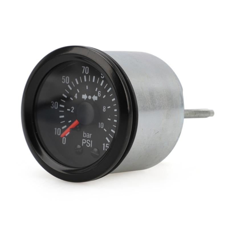 2-1/16 Zoll (52mm) VDO Barometer 0-10BAR/0-150PSI Öldruckmessgerät Doppelskala Punkttyp Messmessgerät