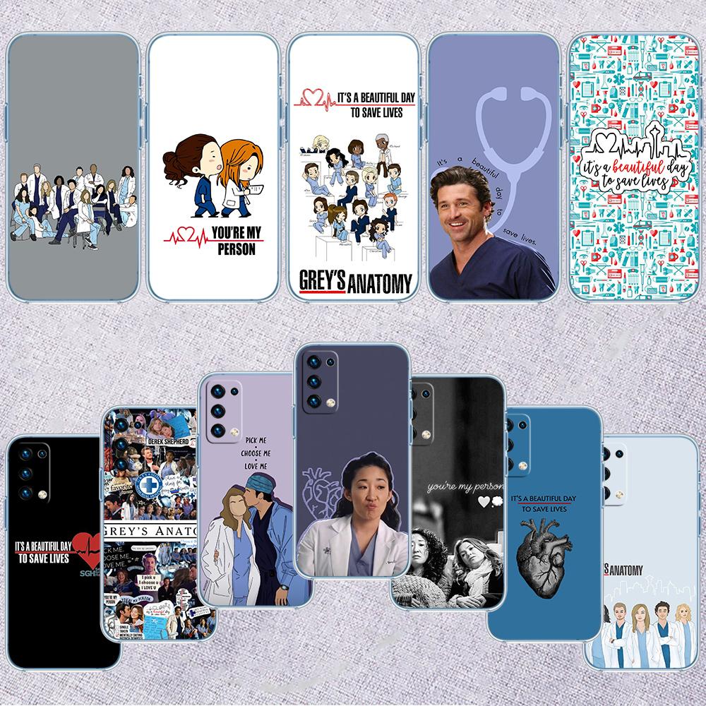 Grey's Anatomy Transparent Phone Case for Motorola Moto G7 G8 G9 G84 G85 G73 G24 G15 Z2 Play Power Plus