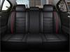 Universal Black and Red Abdominal Style Wear-resistant PU Leather 6D Car-styling Auto Car Seat Covers With Waist...
