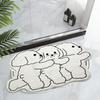 Special-shaped Cat and Dog Carpet Bedroom Floor Thickened Imitation Cashmere Washable Bay Window Bedside