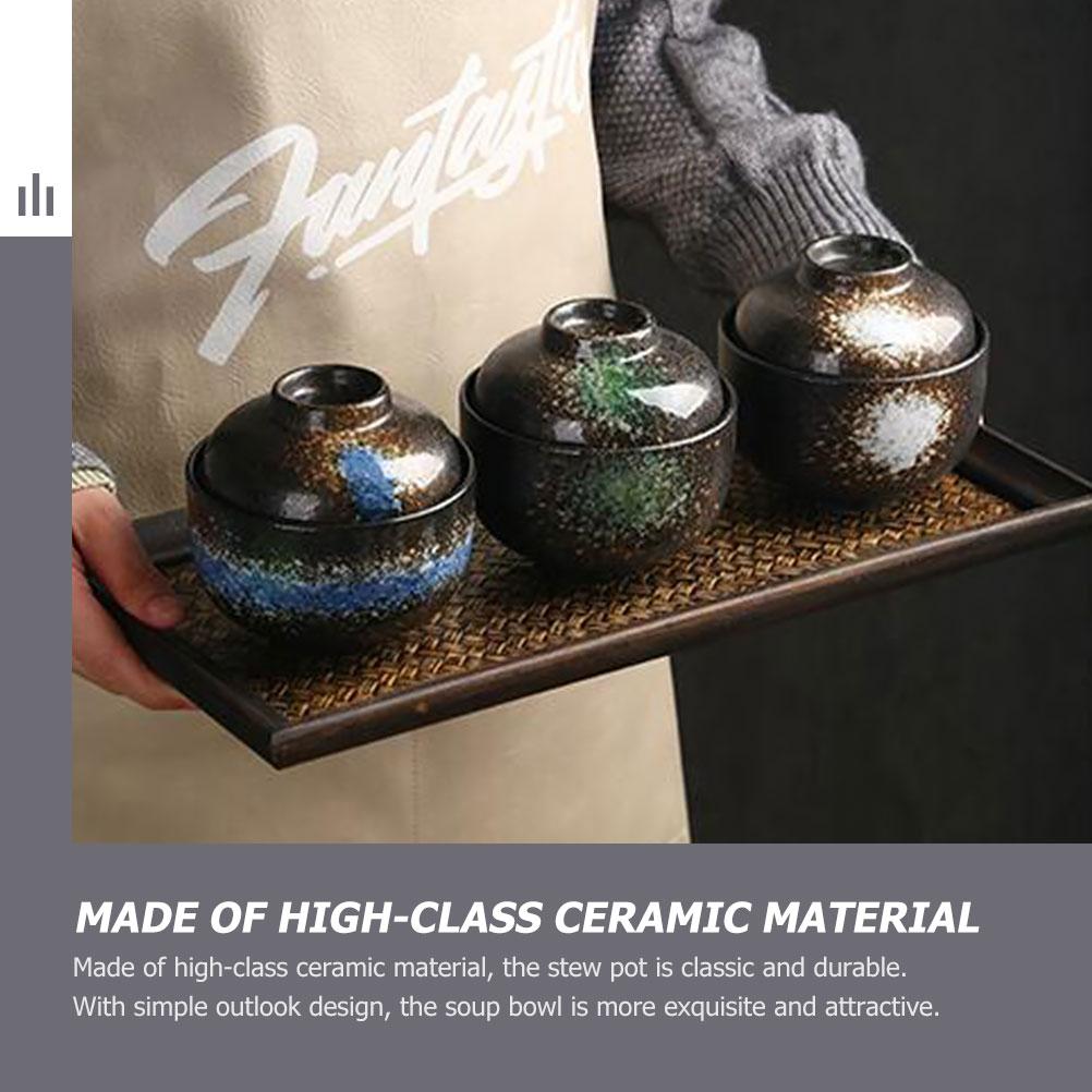 Schüssel Topf Suppenschüsseln Keramik Eintopf Tasse Ei Japanische Dampfende Servieren Porzellan Kleine Vanillepudding Dessert Zwiebel Küche Chawanmushi