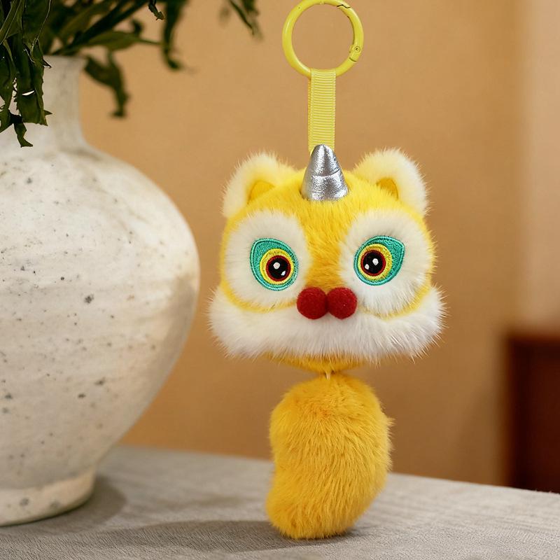 Брелок-лев на Китайский Новый год: Подвеска-сумка «Пробуждающийся Лев» для Богатства и Мира 15 cm (0.03 kg)