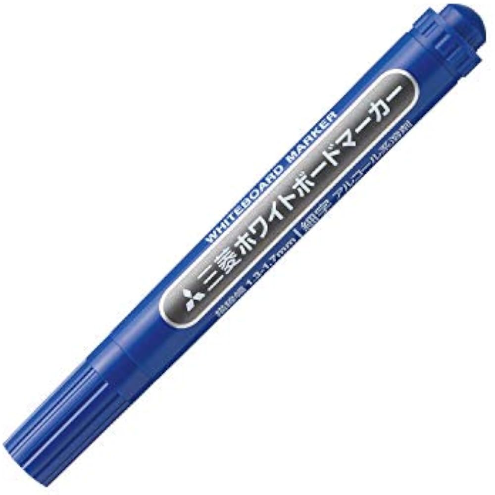 Mitsubishi Pencil Whiteboard Marker Fine Round Core Blue PWB2M.33