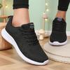 Damen Freizeitschuhe Atmungsaktives Mesh Leichtgewicht Schnür-Sneakers Bequem Modisch Rutschfest Fitness Damen Tennis-Sneakers