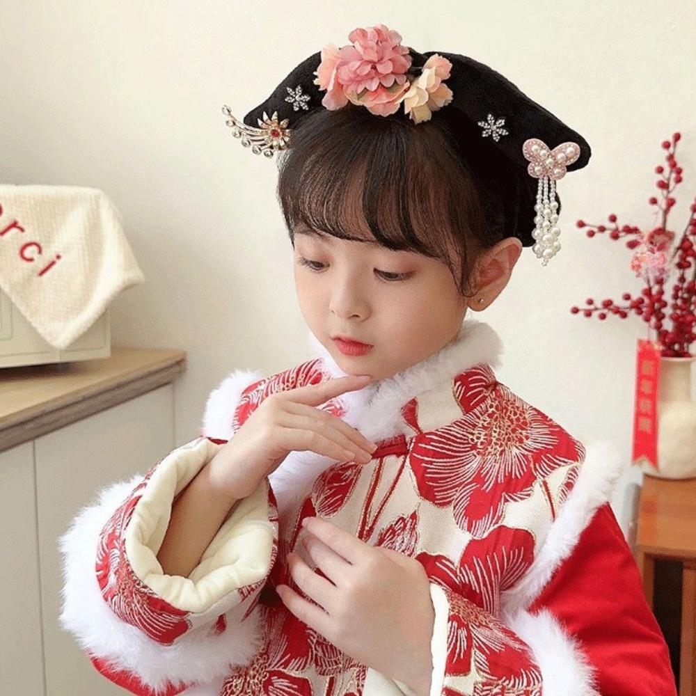 Pearl Hanfu Headband Bow Ancient Style Hair Hoop Antique Chinese Style Headwear  Headwear
