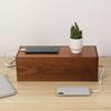 Cable Management Box Made of Wood Material for