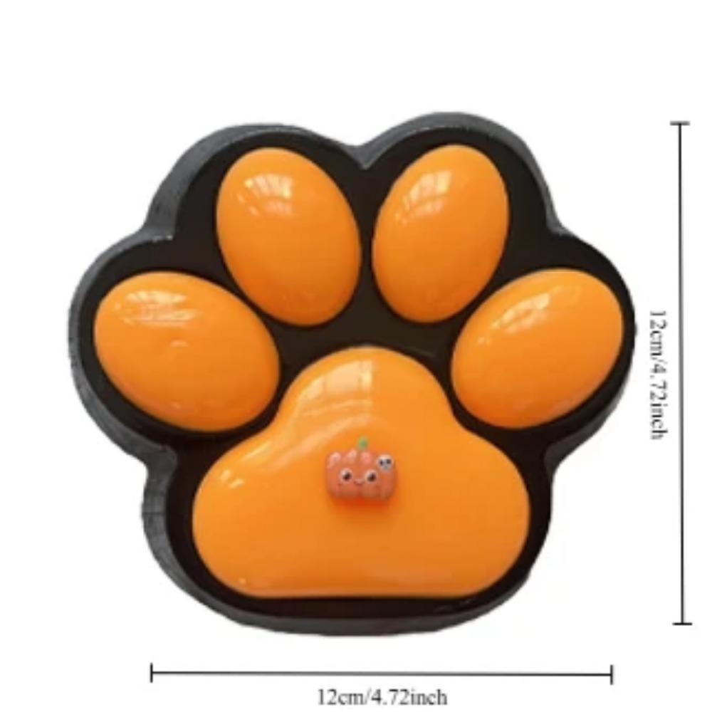 Squishy Cat Paw Stress Relief Toy Soft Jelly Feel Squeeze Toy Gadget for Kids & Adults X-mas Anti-Anxiety Gifts Squeeze Toys