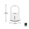 Umbra Automatic Soap Dispenser with Automatic Sensor W15 X D13 X H24cm Pump, White, Rain, 21017390660,