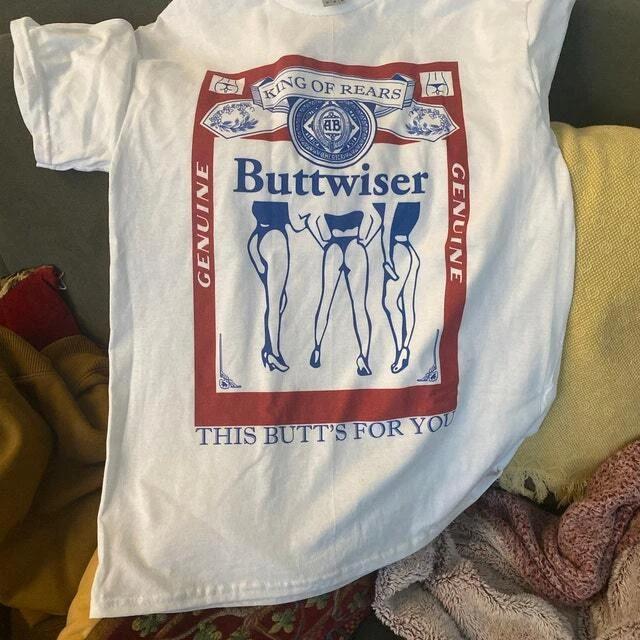 SALE Buttwiser T-Shirt, #Lana D.e.l Rey Beer Tee Shirt, vintage retro t-shirt XXXXL