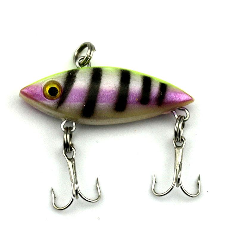 1ks Hengjia 2,8g/4cm minihra VIB Fishing Lure Plastový wobbler Rybářské potřeby