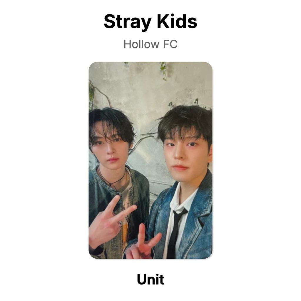 Stray Kids Hollow FC Official Photocard