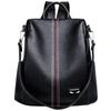 Zhuer Women's Genuine Leather Anti-Theft Backpack