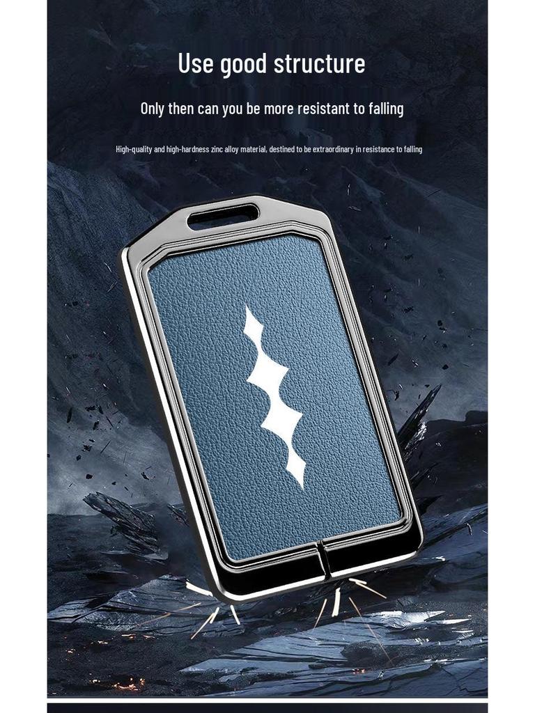 BYD Fangchengbao Metalen NFC Sleutelhanger Shell voor Leopard 5/8, Titanium 3/7 - High-End Bescherming