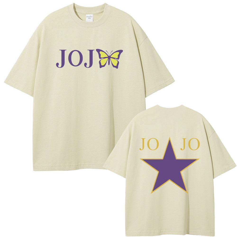 Japanese Anime JoJo Bizarre Adventure Kujo Jolyne Graphic Tshirts Men Women Casual Manga Short Sleeve T Shirts Unisex Fans Gift