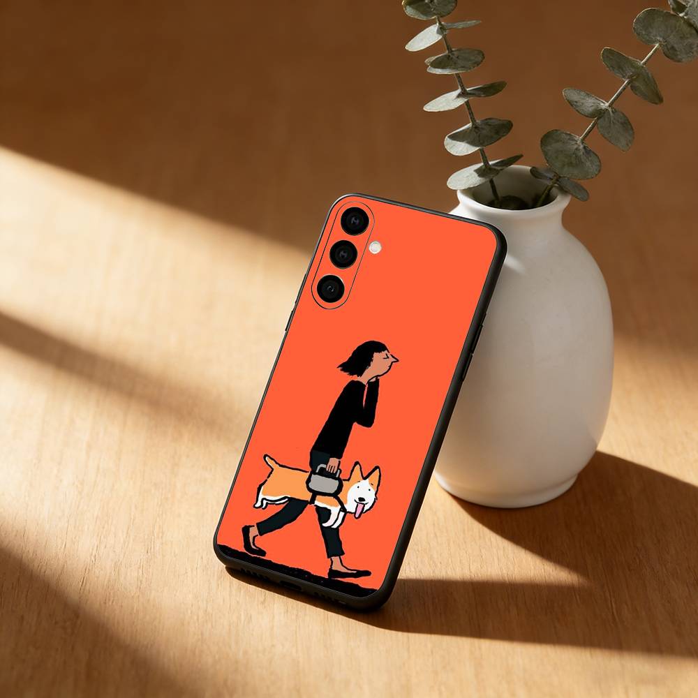 J-Jean Art J-Jullien Phone Case For Samsung Galaxy A20,21s,22,31,32,52,53,72,73,80,91 Soft Black Shell