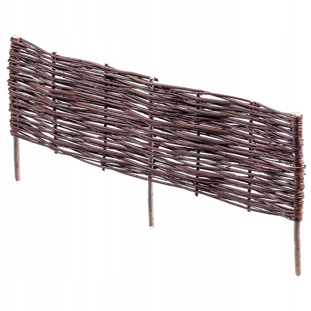 KADAX Wicker Palisade Fence Fence Edging