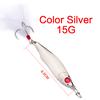 10g/15g/20g/28g Long Cast Metal Fish Rotator Hard Bait Fare with Feather Sequins