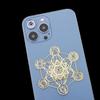 Pattern Art Crafts Metal Copper Sticker Energy Sticker for Making Mould Sacred Geometric Sticker