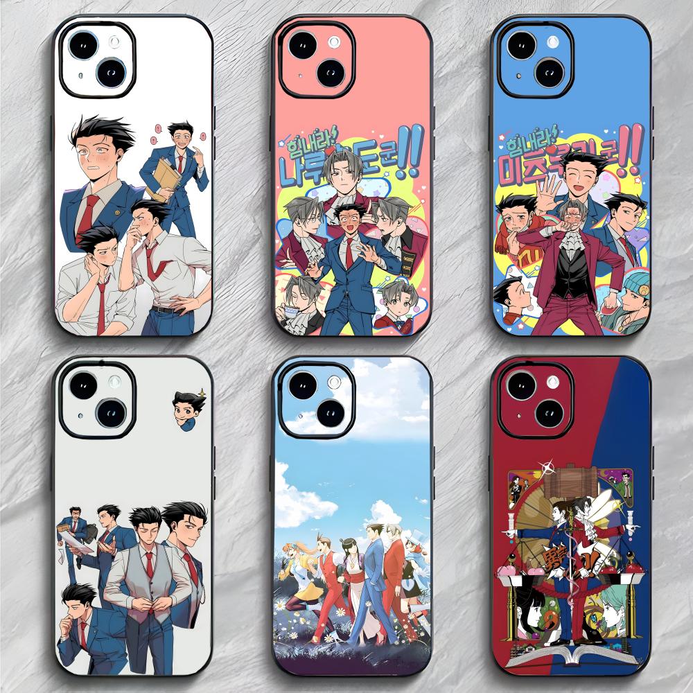 Adventure Game A-Ace A-Attorney Phone Case Phone Case Soft Packaging Lightweight For iPhone17 16 15 14 13ProMax