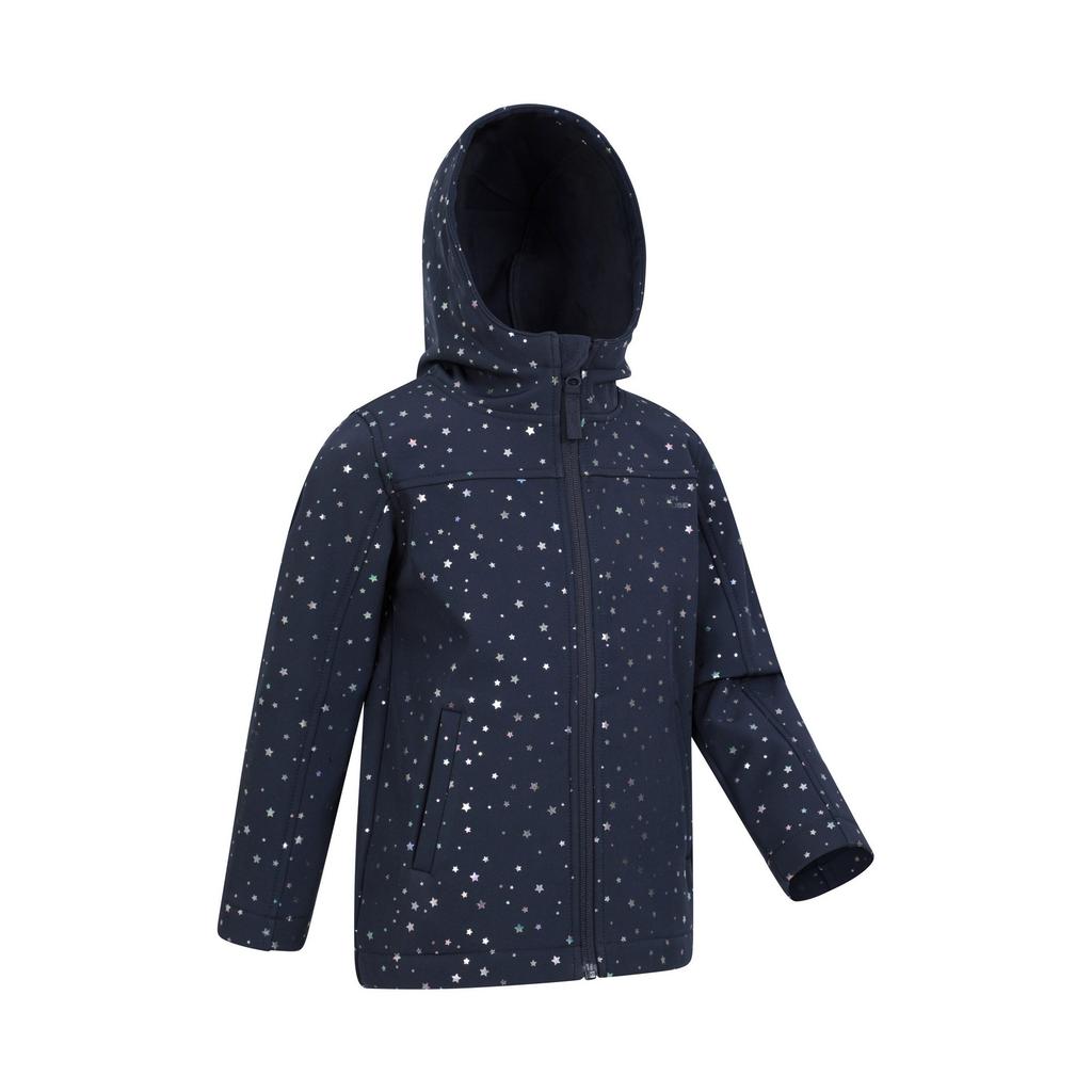 Mountain Warehouse Childrens/Kids Exodus II Star Water Resistant Soft Shell Jacket