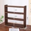Multi-Layer Solid Wood Perfume & Cosmetics Display Stand with Cup Holder
