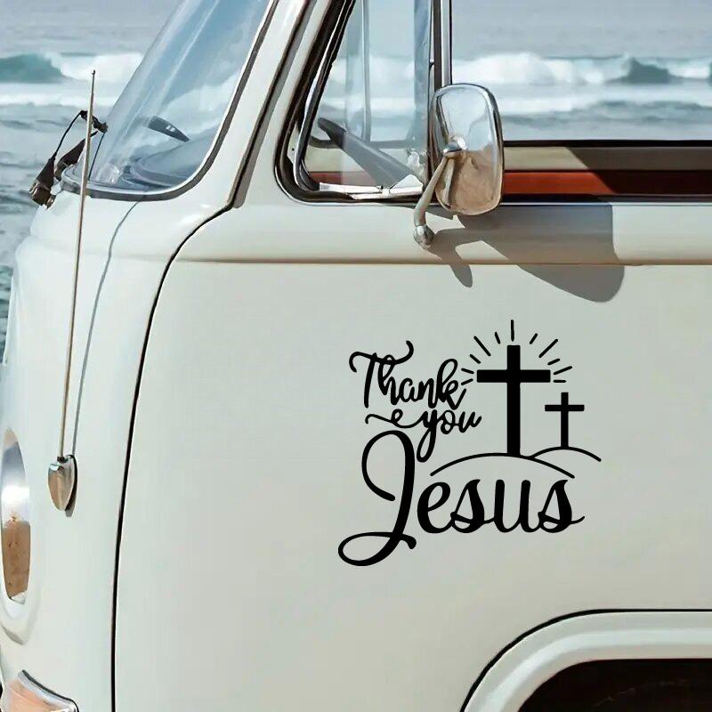 Jesus Car Stickers Christian God Car Body Bumper Vinyl Decal Car Accessories,,For Cars, Trucks, Walls, Laptops, Windows,