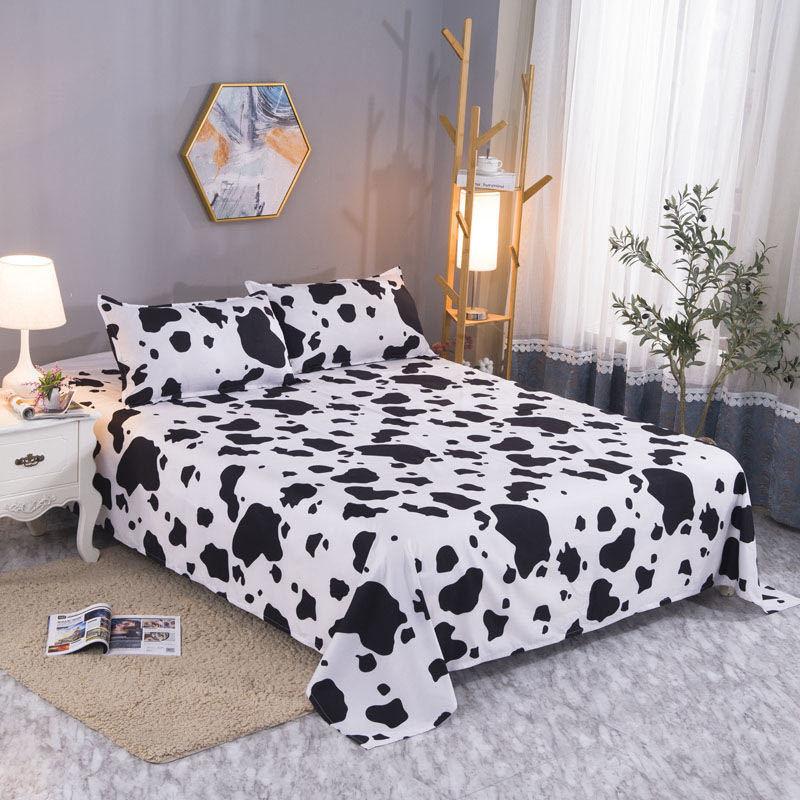 Karierte Spannbettlaken Queen-Size-Bett Studenten Gebürsteter Matratzenschoner Haushalt Einzel-Doppel-Bettdecke Bettwäschelaken Topper