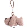 Fluffy Big Eyed Dog Plush Pendant PP Cotton Puppy Plush Doll Keychain  Jewelry Accessories