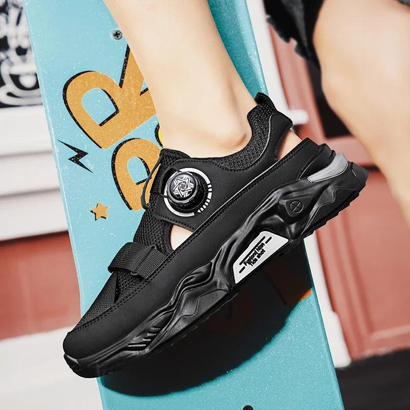 2025 New Summer Breathable Trendy Fashion Casual Anti Slip Soft Sole Sports Leisure Outdoor Beach Sandals for Men mens shoes