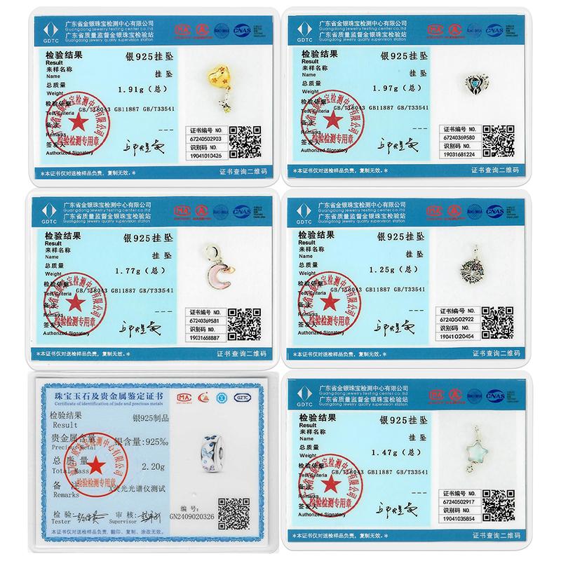 S925 Silver Birthday Bear Lucky Cat Elephant Family Firefly Charms Beads Fit 3mm Bracelets DIY Fine Jewelry