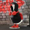 Trendy Miniature Play Set Mini Goose Clothing Accessories for 7 Inch Desktop Goose, Includes Hooded Decorative Apparel Sweatshirt Small Backpack