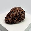 Vintage Leopard Print Visors Hats Air Permeable Casual Sun Protection Niche Style Peaked Hats All-Match Outdoor Use Fashion Street Style Ins Latest