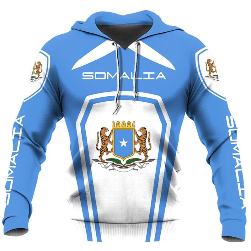 

Африка, Сомалі, карта прапора, 3D-принт, толстовки для чоловіків, одяг, державний герб, графічний світшот, повсякденний спортивний костюм для хлопчика, дитячі топи XL