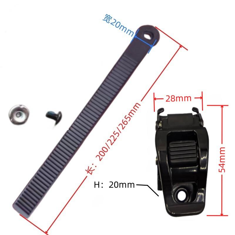 Adjustable Outdoor Lightweight Roller Skate Strap Buckle Durable PP Replacement Strap Metal Clip Ice Skates Universal Fit Most