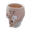 Cute Plant Succulent Pots Creative Hanging Swing Chair Planter Smile Face Flower Container for Indoor Outdoor Plant