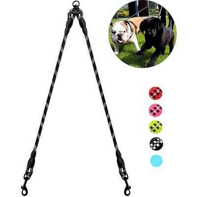 Cuerda de tracción para mascotas, entrenamiento para caminar, perros, material de plomo, suministros para mascotas, correa para mascotas, correa doble para perros