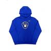 Nike Milwaukee Brewers Logo Print Hoodie Mit Baseball-Elementen, Langarm-Pullover Herren Tops Blau 3Z3B7SBHG-MIL